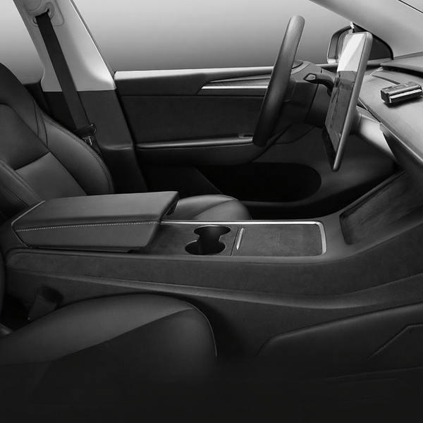 Alcantara Console Side Panel Protector for Tesla Model 3/Y