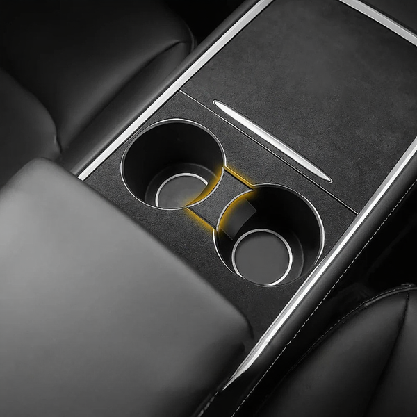 Alcantara Cup Holder Bottle Limiter for Tesla Model 3/Y