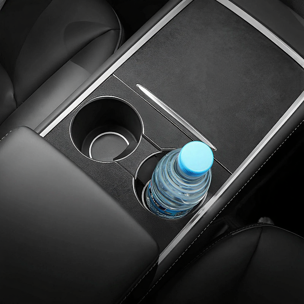 Alcantara Cup Holder Bottle Limiter for Tesla Model 3/Y