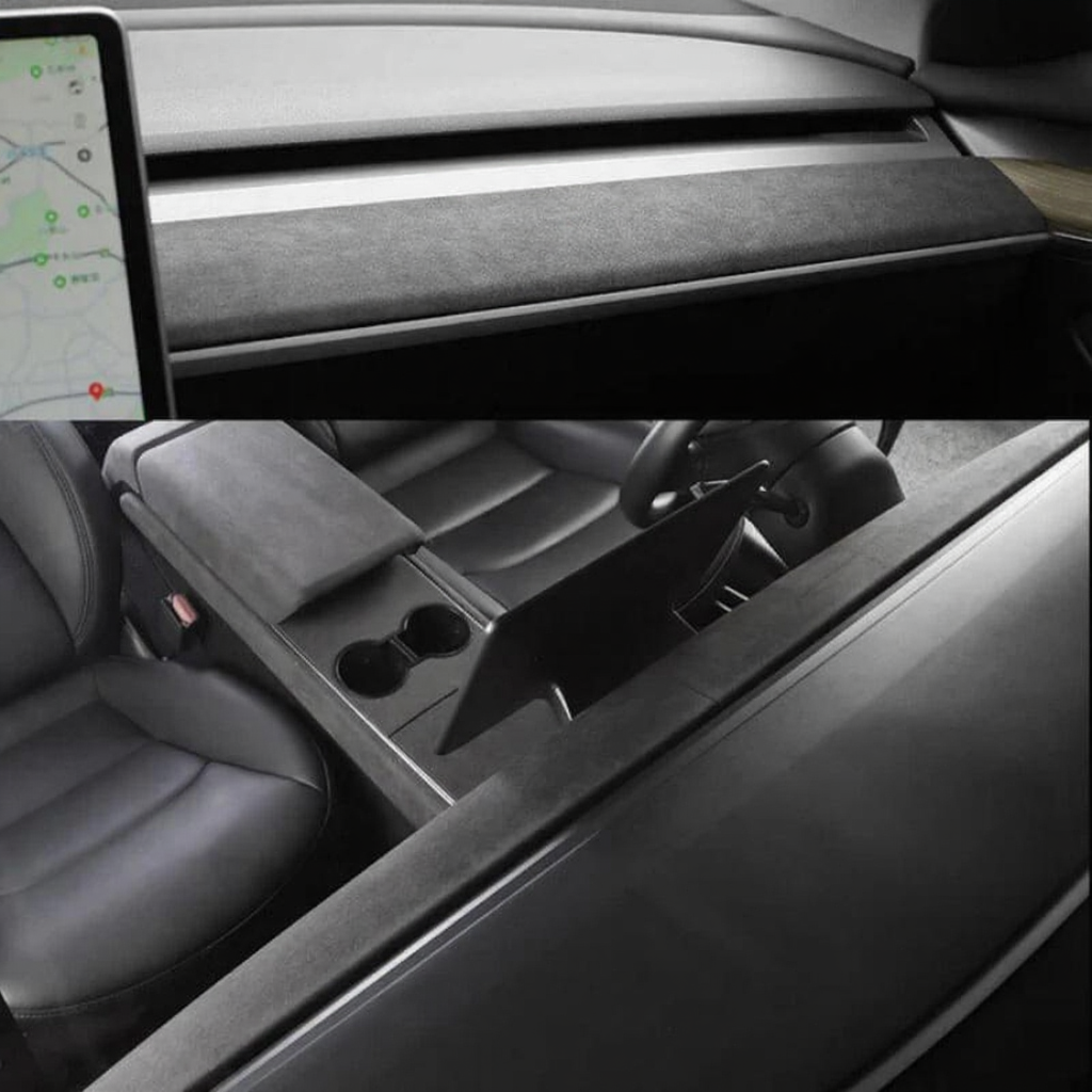 Alcantara Dashboard Cover for Tesla Model 3/Y（2017-2024）