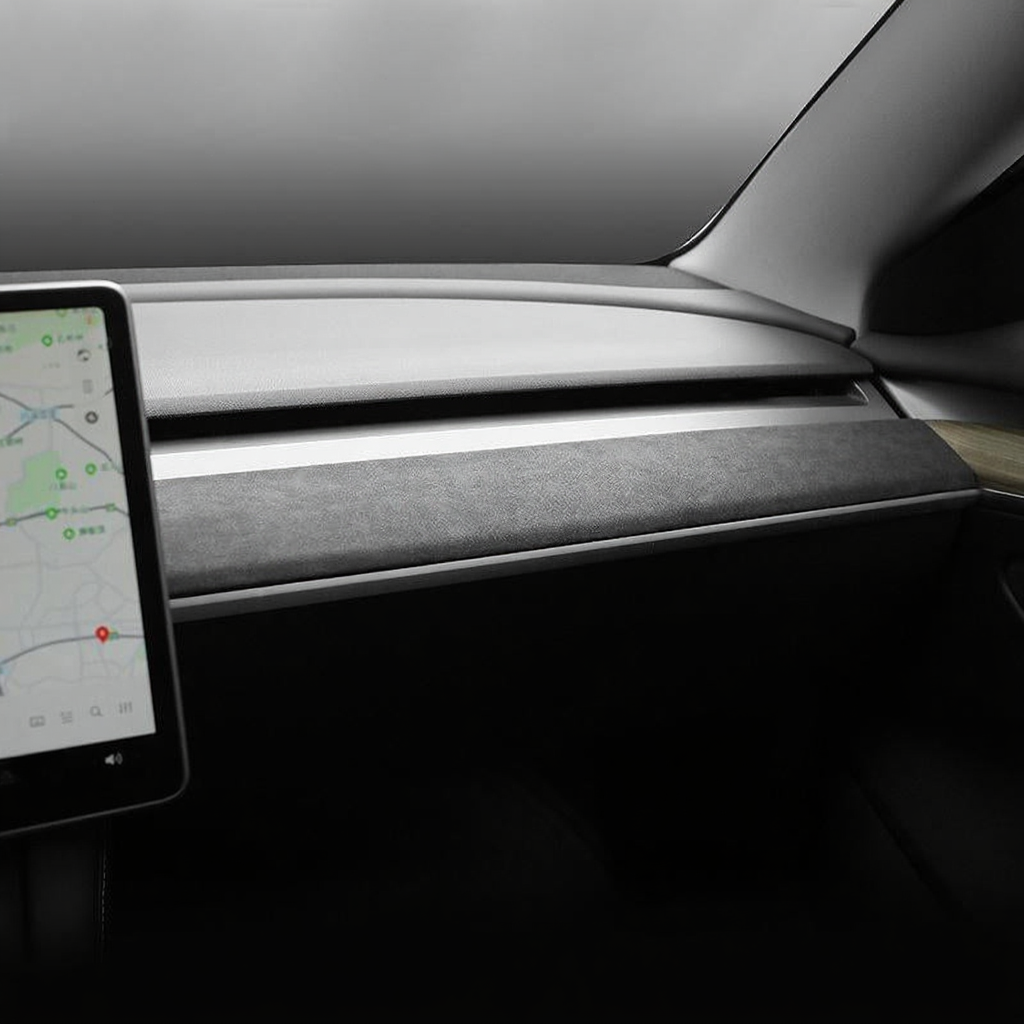 Alcantara Dashboard Cover for Tesla Model 3/Y（2017-2024）