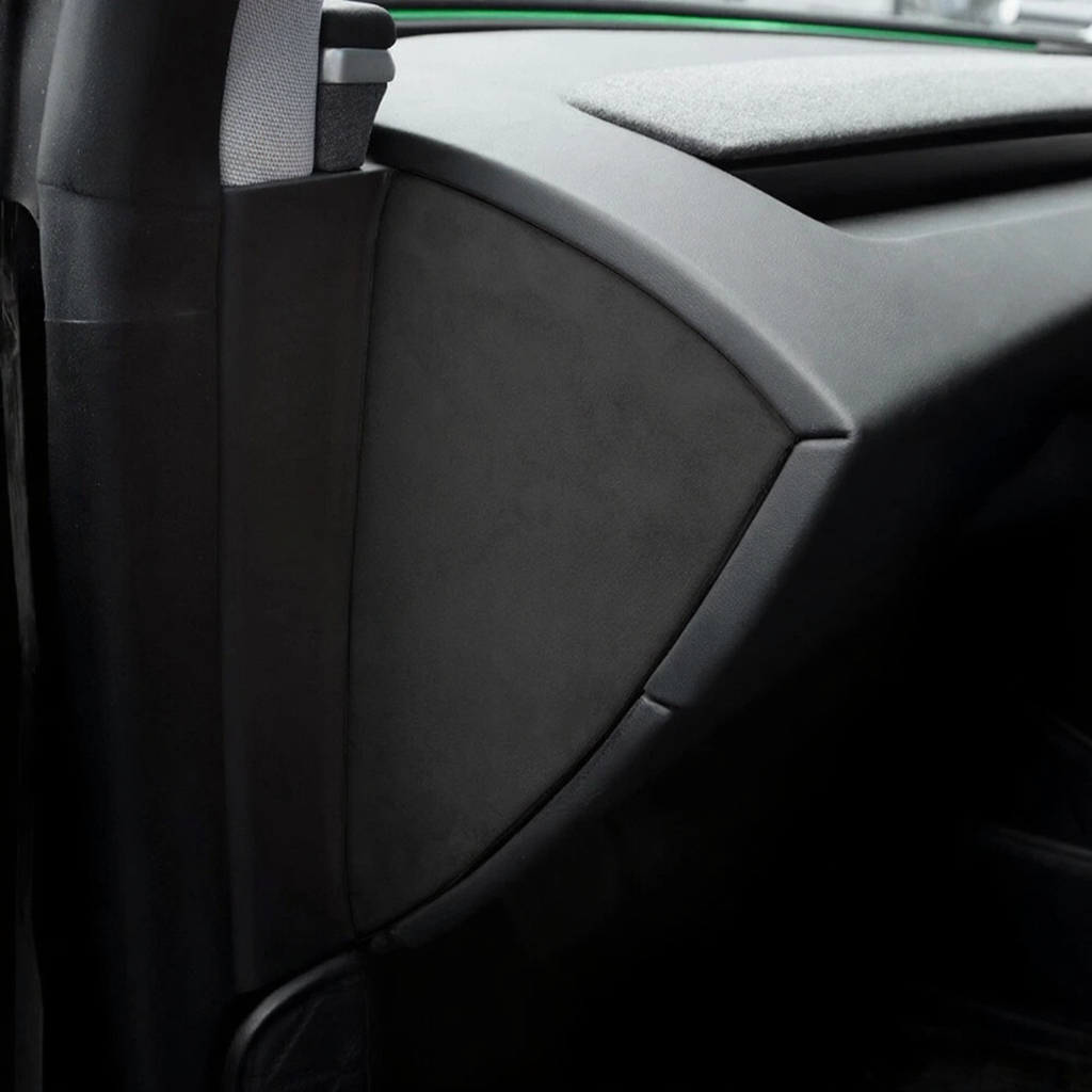 Alcantara Dashboard Side Stickers for Tesla Model 3 Highland