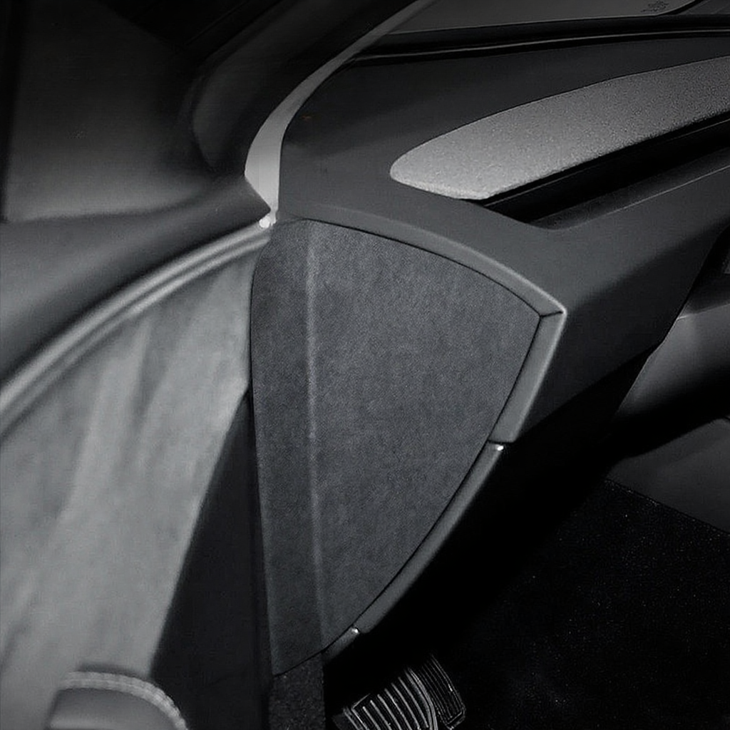 Alcantara Dashboard Side Stickers for Tesla Model 3 Highland