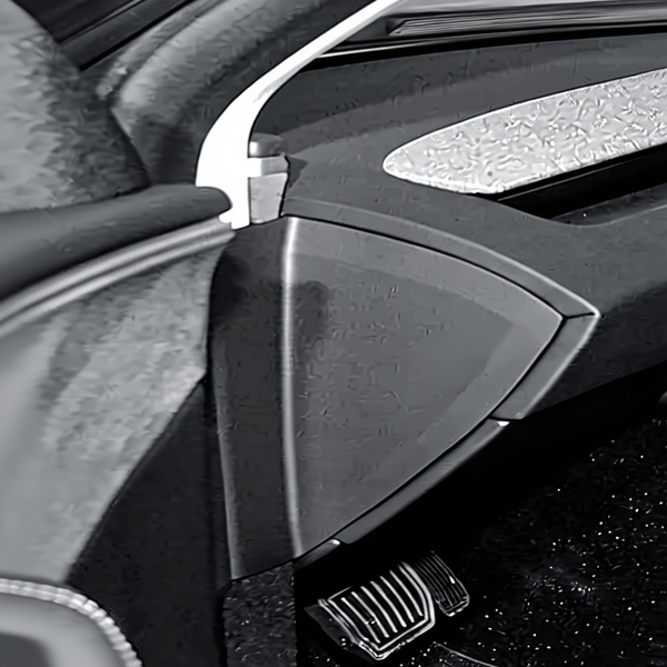Alcantara Dashboard Side Stickers for Tesla Model 3 Highland