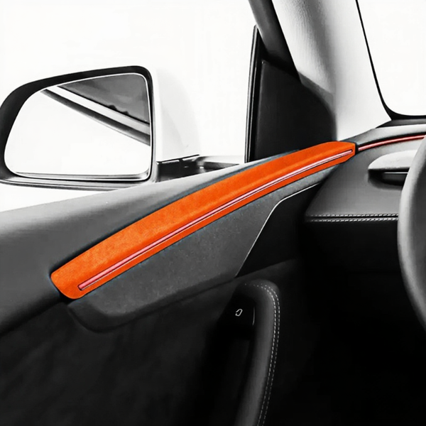 Alcantara Door Panel Cover for Tesla Model Y Juniper