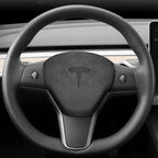 Alcantara Horn Airbag Cover for Tesla Model 3/Y