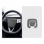 Alcantara Horn Button Patch for Tesla Model 3 Highland