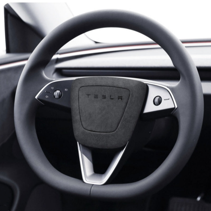 Alcantara Horn Button Patch for Tesla Model 3 Highland Main image