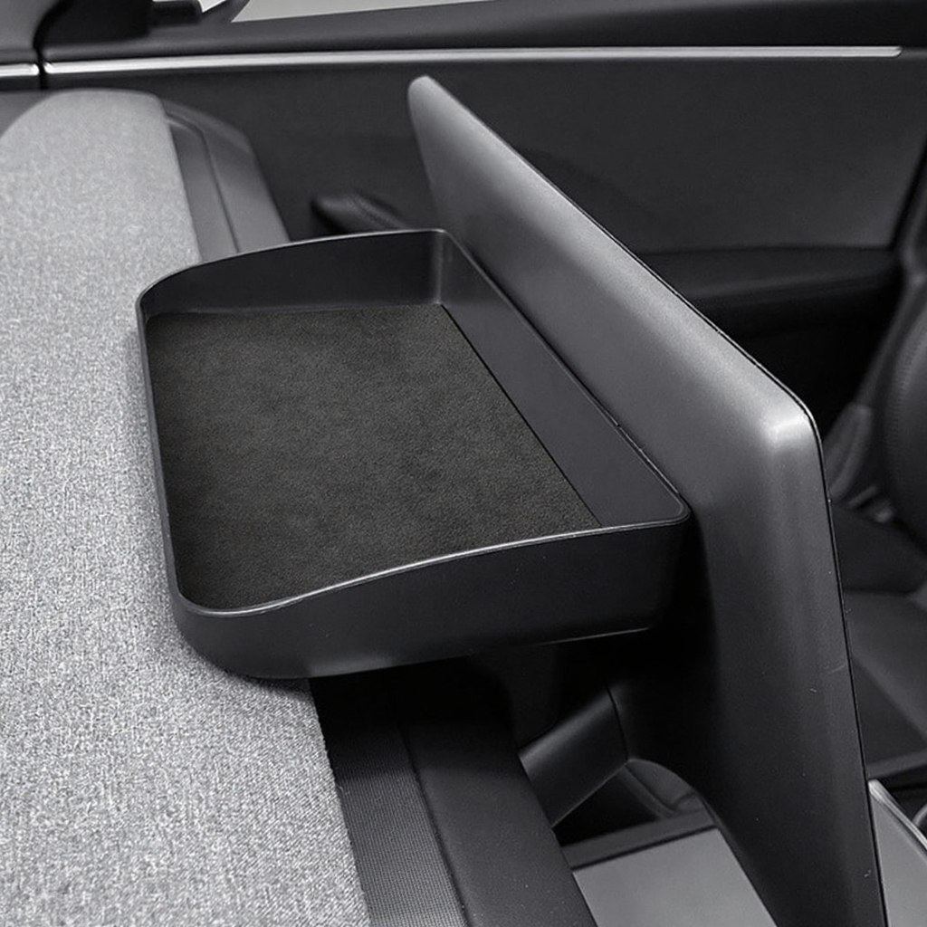 Alcantara Screen Behind Storage Box for Tesla Model 3/Y