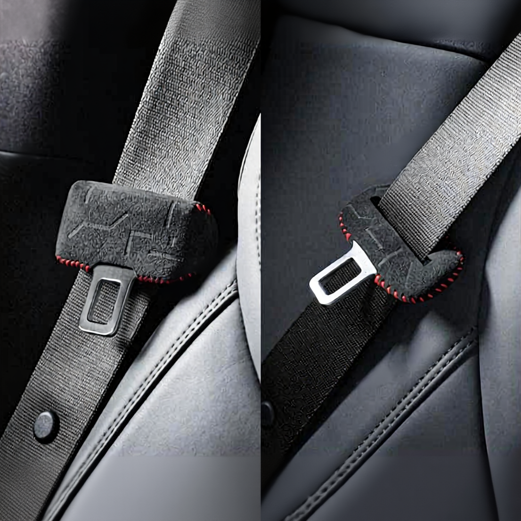 Alcantara Seat Belt Buckle Cover for Tesla Model S/3/X/Y