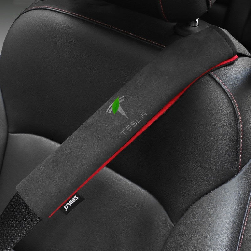 Alcantara Seat Belt Cover For Tesla Model S/3/X/Y