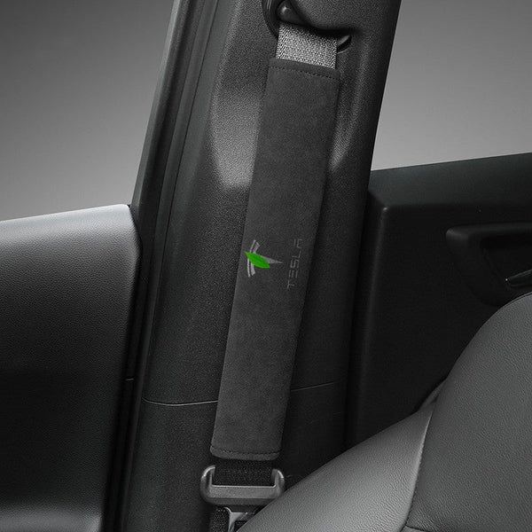 Alcantara Seat Belt Cover For Tesla Model S/3/X/Y