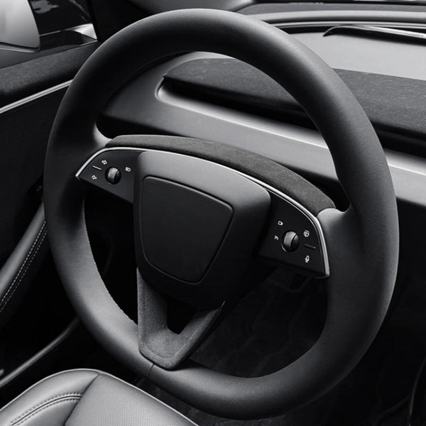 Alcantara Steering Wheel Strip Cover for Tesla Model 3 Highland/Y Juniper