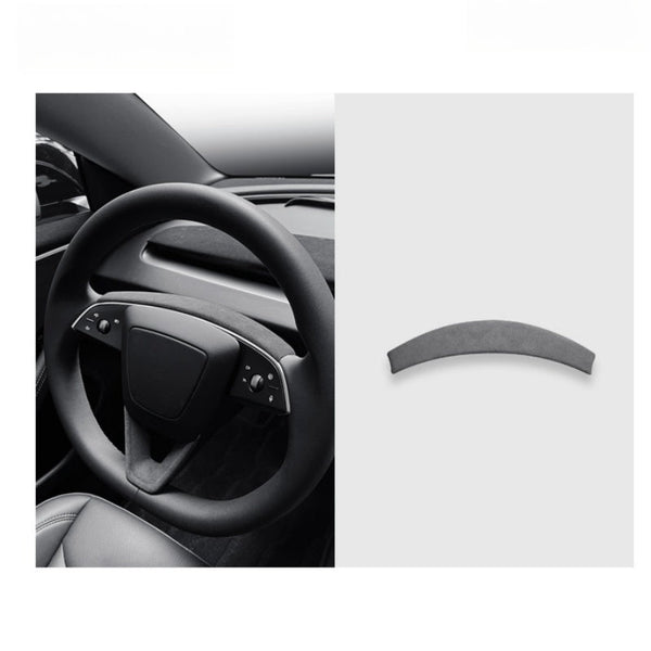 Alcantara Steering Wheel Strip Cover for Tesla Model 3 Highland/Y Juniper