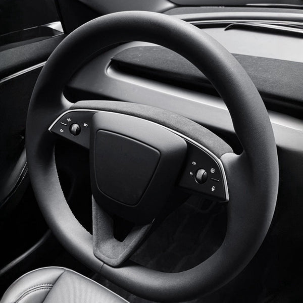 Alcantara Steering Wheel Strip Cover for Tesla Model 3 Highland/Y Juniper