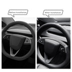 Alcantara Steering Wheel Strip Cover for Tesla Model 3 Highland/Y Juniper