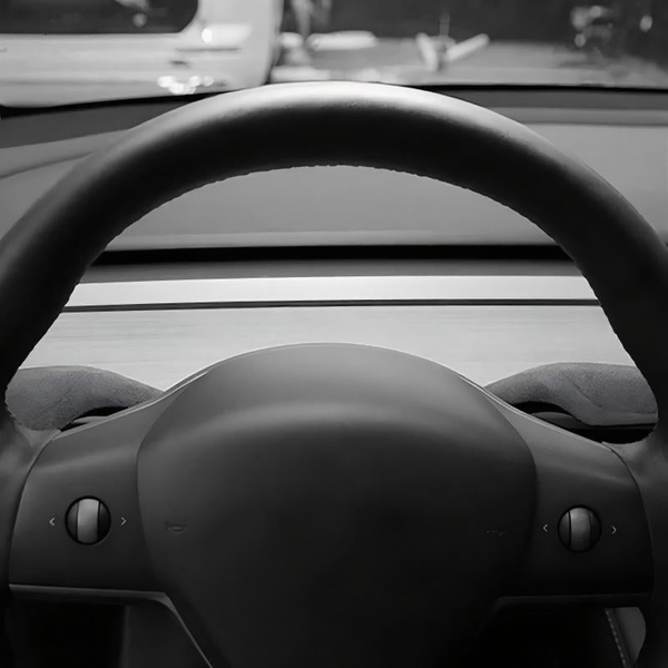 Alcantara Turn Signal Stalk Covers for Tesla Model 3/Y