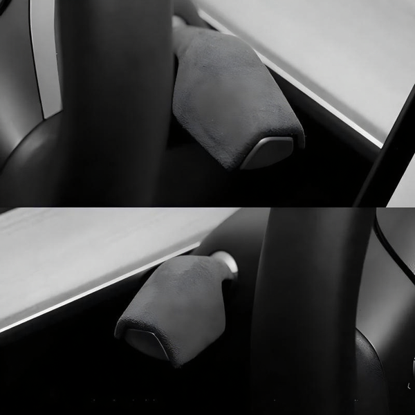 Alcantara Turn Signal Stalk Covers for Tesla Model 3/Y
