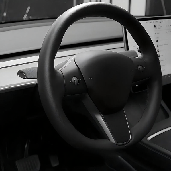Alcantara Turn Signal Stalk Covers for Tesla Model 3/Y