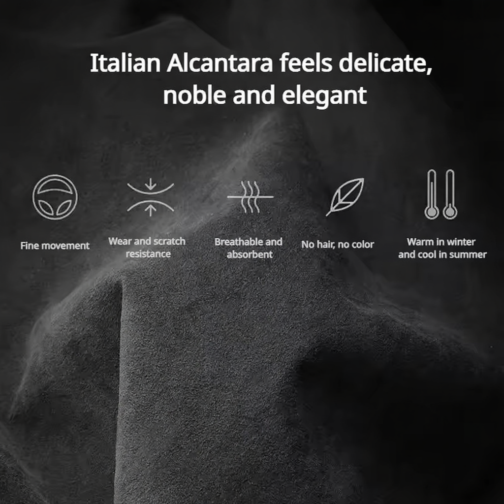 Alcantara Window Audio Trim Cover for Tesla Model 3 Highland/Model Y Juniper
