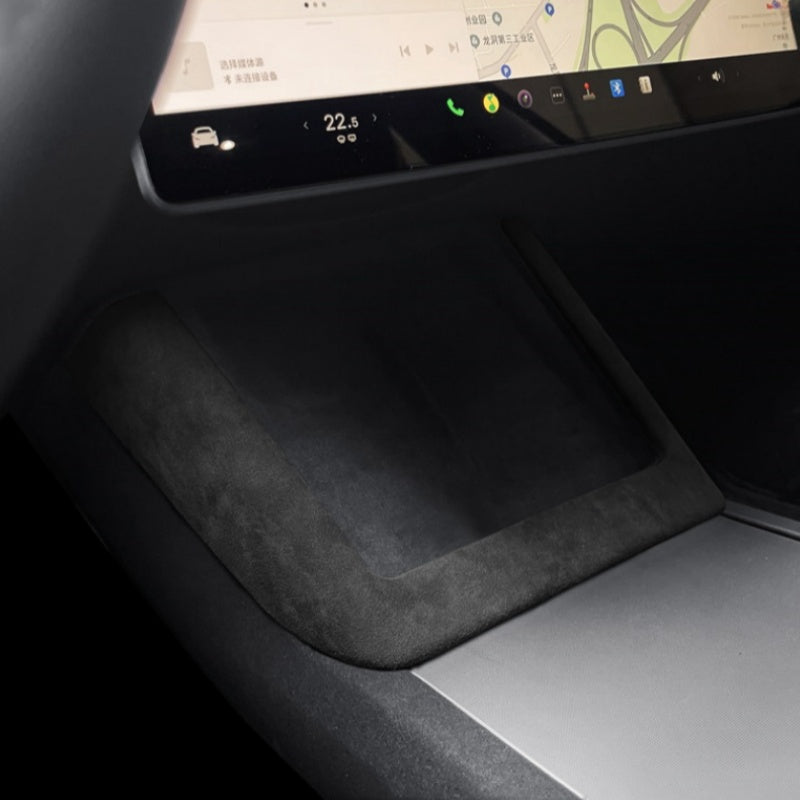 Alcantara  Wireless Charging Frame Cover for Tesla Model 3 Highland/Y Juniper