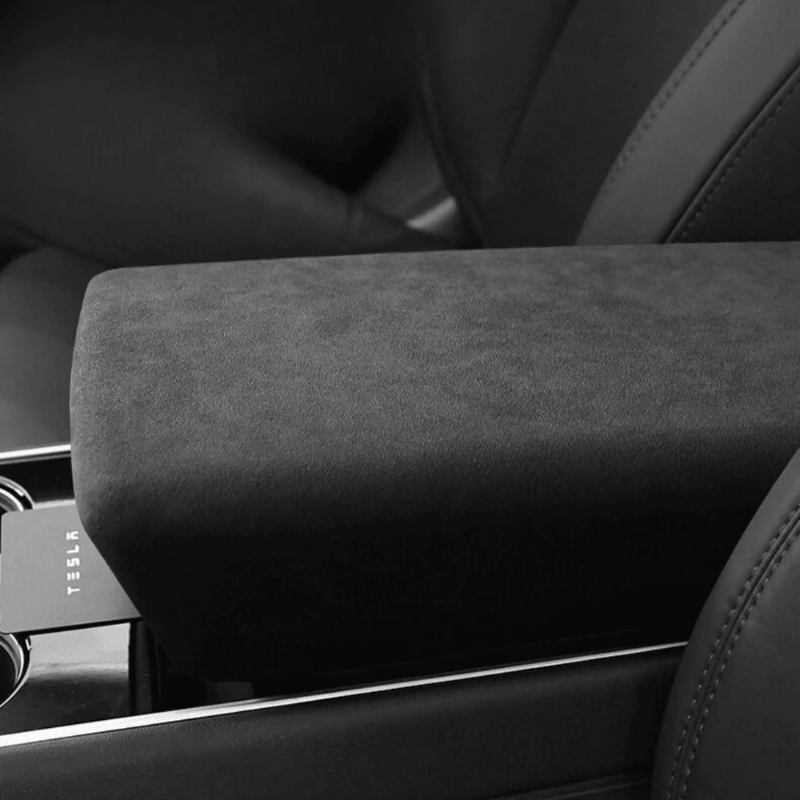 Alcantara Armrest Protective Hard Cover For Tesla Model 3/Y Main image