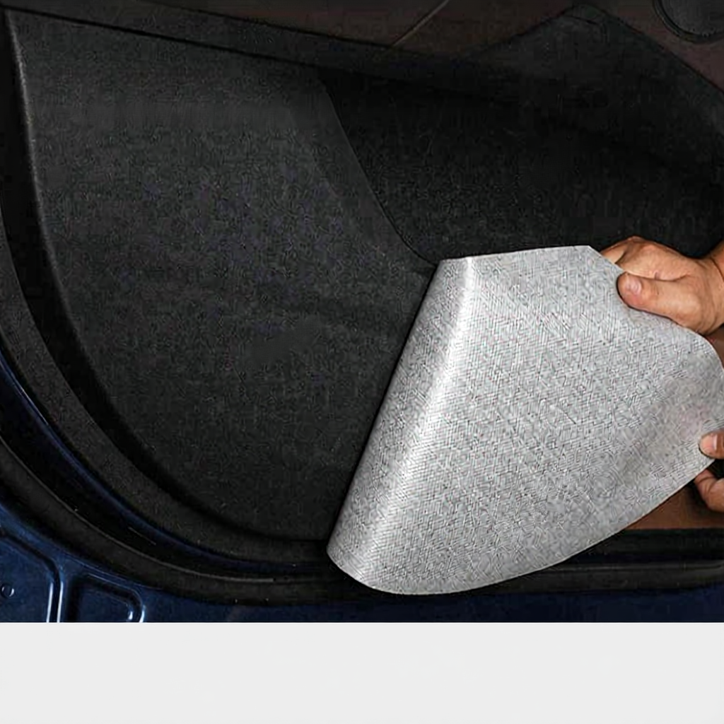 Alcantara door kick protection mat for Tesla Model 3/Y