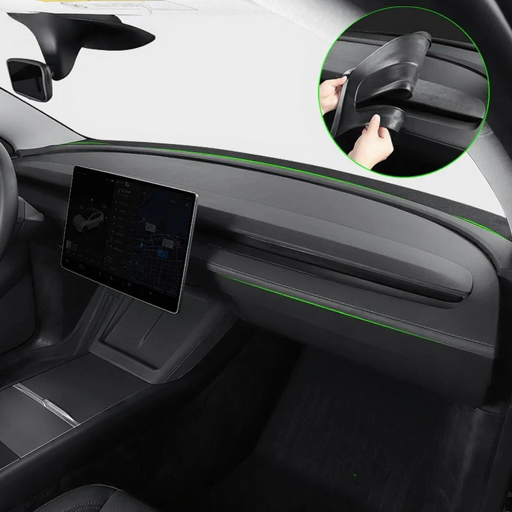 All-Inclusive Silicone Dashboard Cover for Tesla Model 3/Y