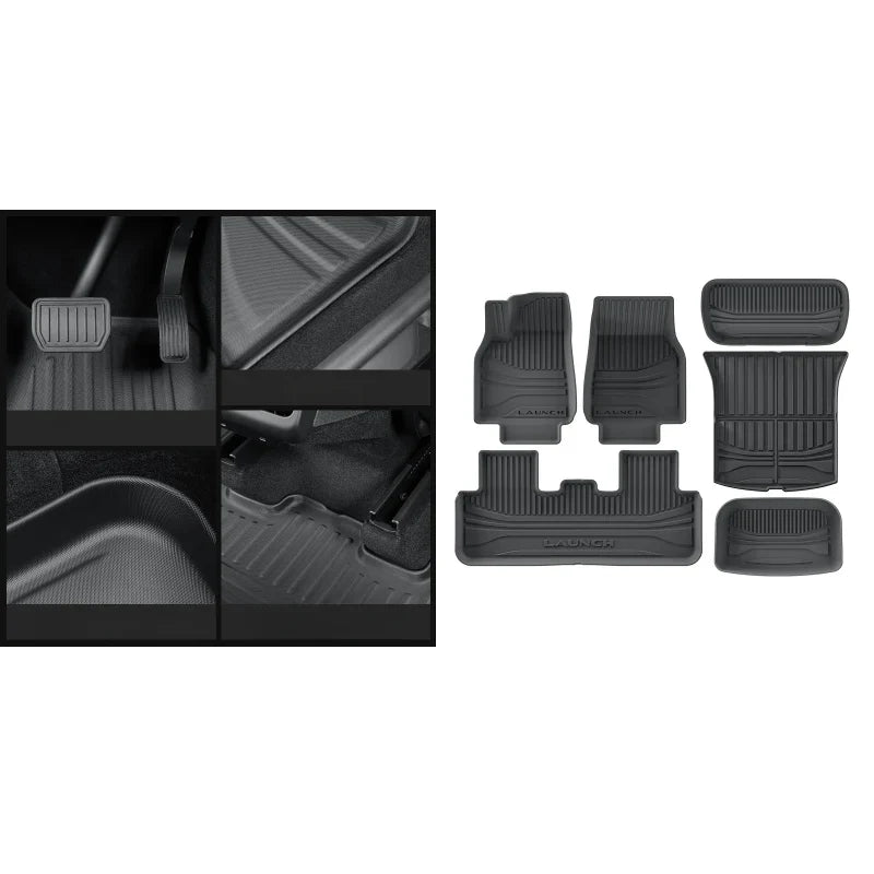 All Weather TPE Floor Mats for Tesla Model Y Juniper 2025+