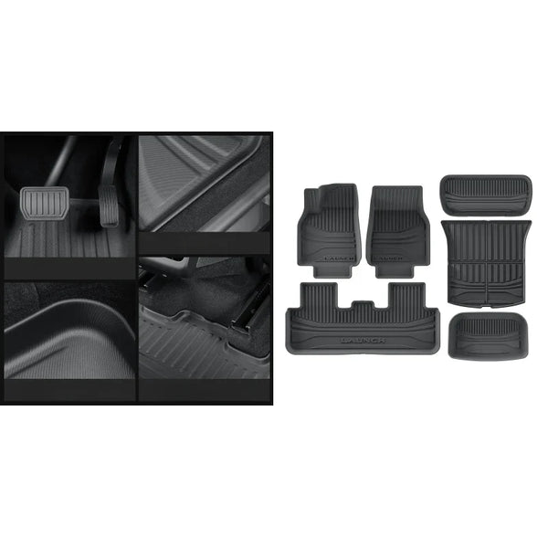 All Weather TPE Floor Mats for Tesla Model Y Juniper 2025+