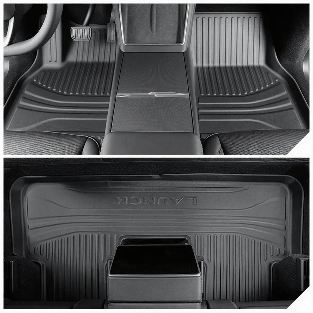 All Weather TPE Floor Mats for Tesla Model Y Juniper 2025+
