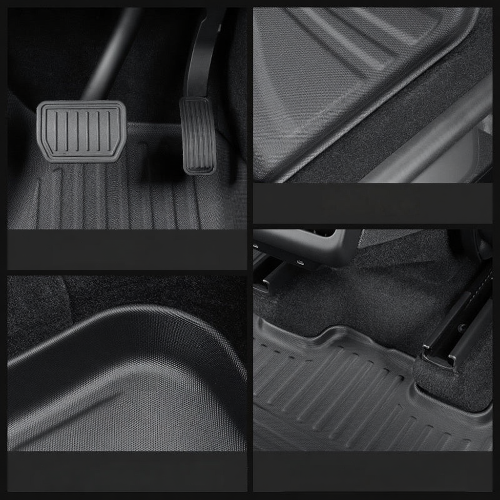 All Weather TPE Floor Mats for Tesla Model Y Juniper 2025+