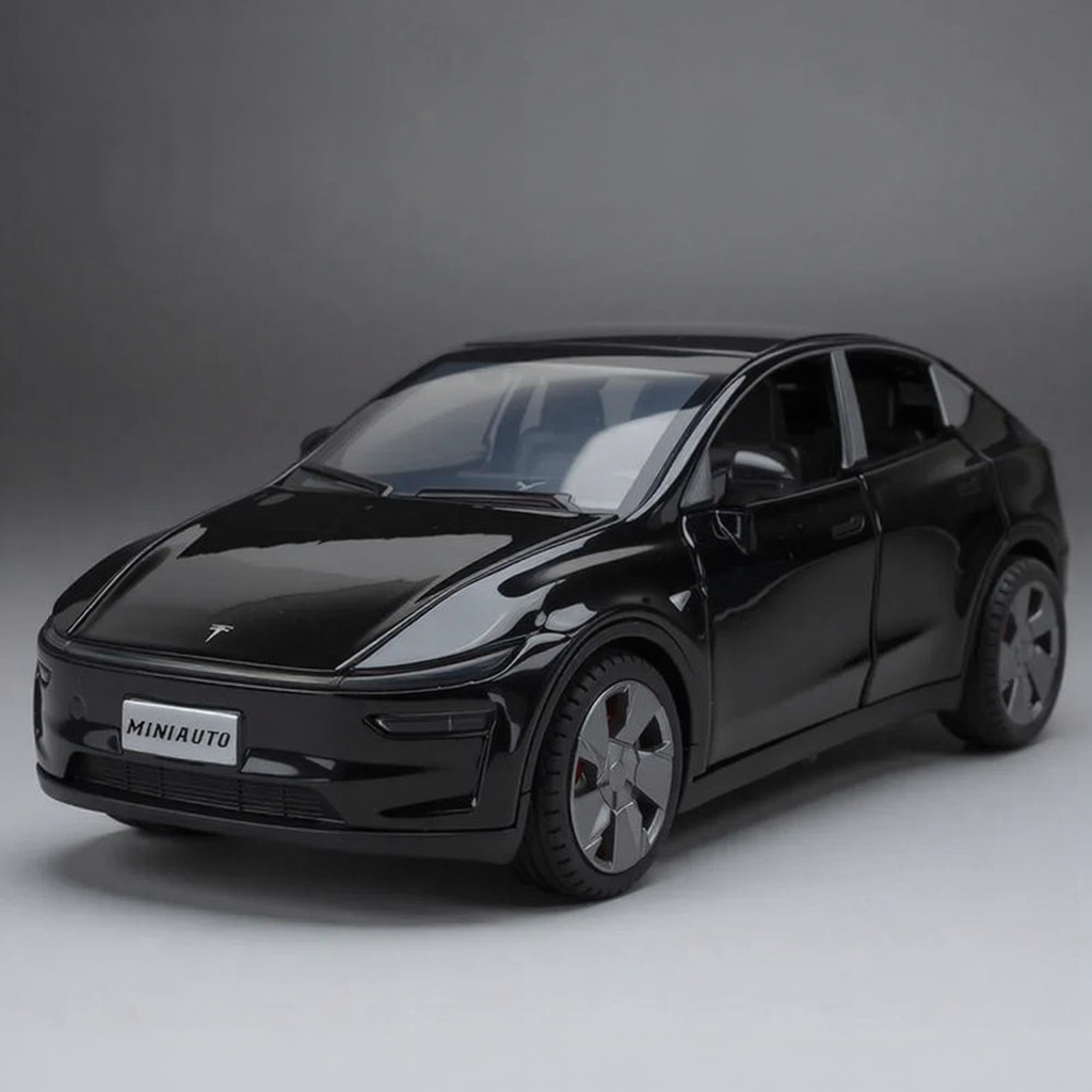 1:32 Alloy Car Model with Sound and Light Diecast for Tesla Model Y Juniper