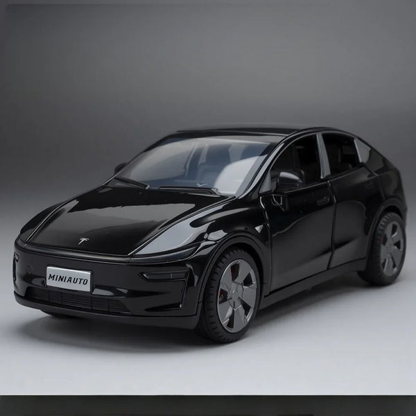 1:32 Alloy Car Model with Sound and Light Diecast for Tesla Model Y Juniper
