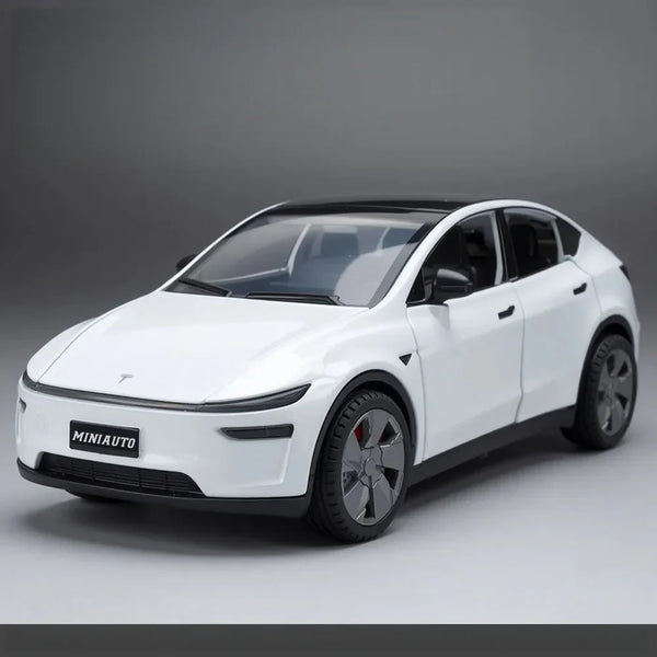 1:32 Alloy Car Model with Sound and Light Diecast for Tesla Model Y Juniper