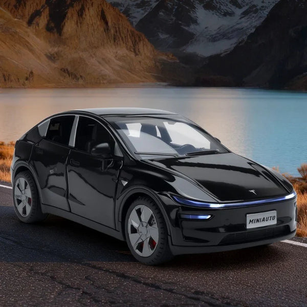 1:32 Alloy Car Model with Sound and Light Diecast for Tesla Model Y Juniper