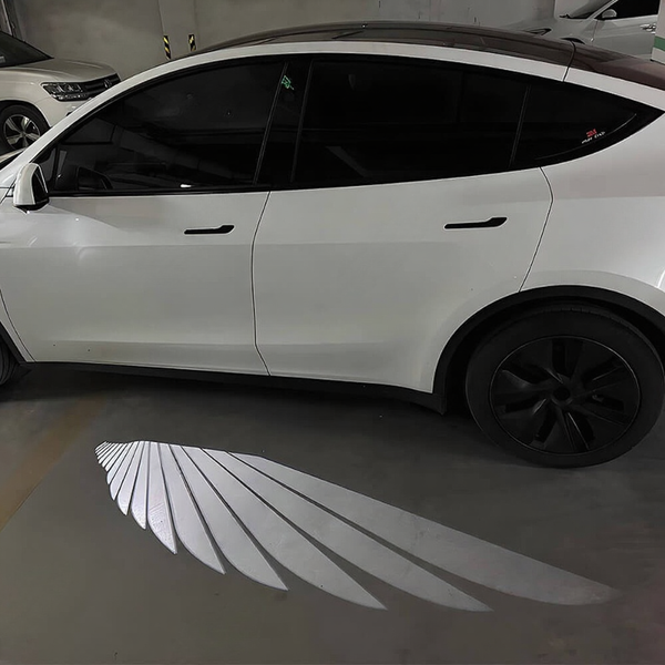 Angel Wing Mirror Welcome Lights for Tesla Model 3/Y