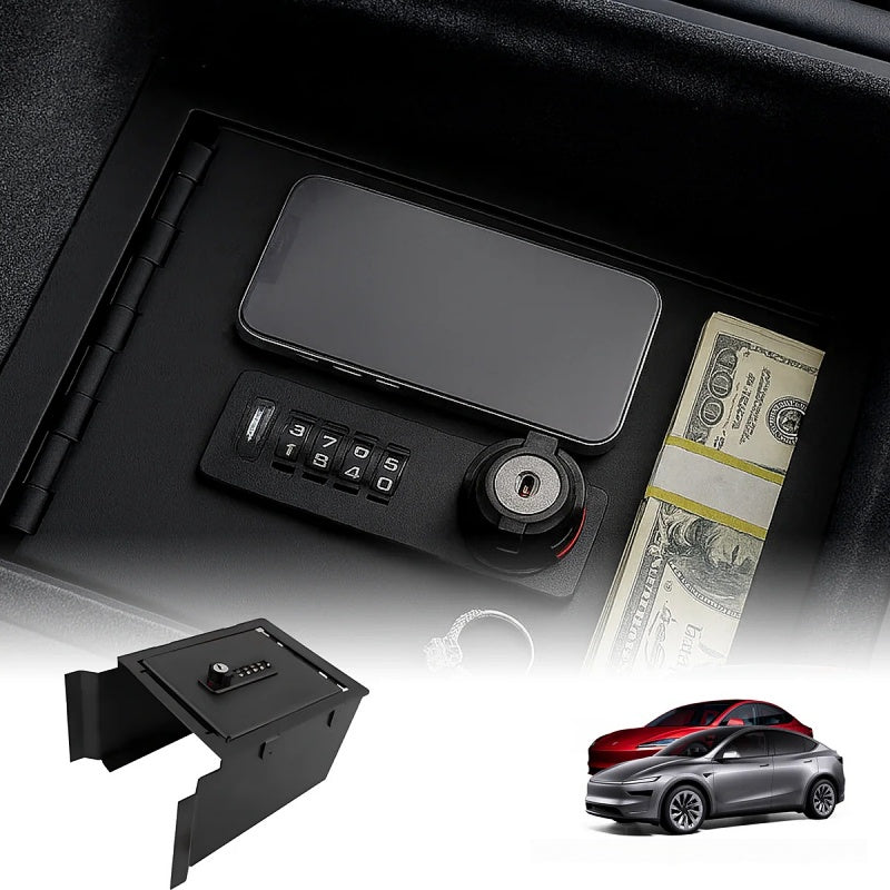 Anti-Theft Center Console Lock Box for Tesla Model 3 Highland/Model Y Juniper Main image