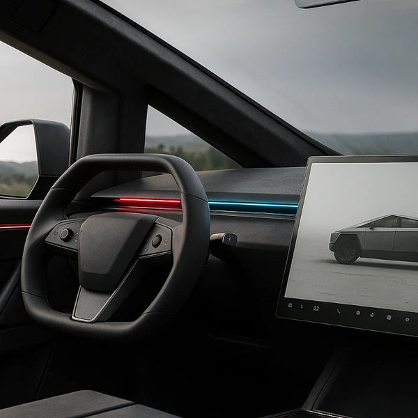 BSD Blind Spot Monitoring Ambient Lighting for Tesla Cybertruck