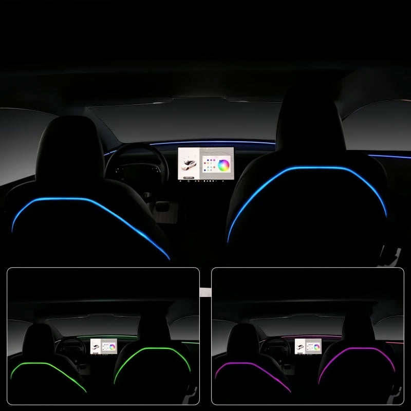 Back Seat Ambient Lights for Tesla Model 3 Highland/Model Y Juniper Main image