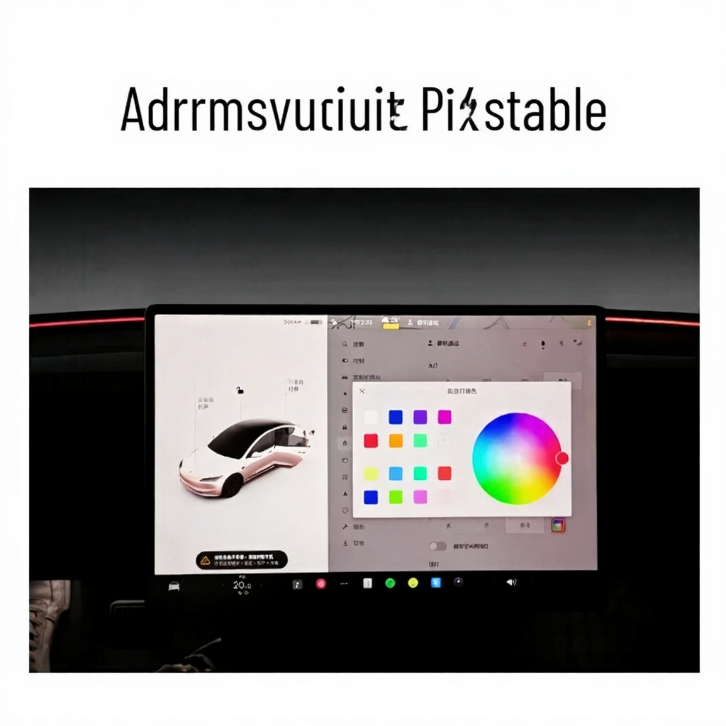 Back Seat Ambient Lights for Tesla Model 3 Highland/Model Y Juniper
