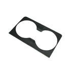 Carbon Fiber Center Console Cover Cup Holder Frame for Tesla Model S/X