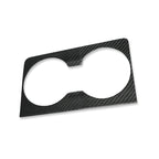 Carbon Fiber Center Console Cover Cup Holder Frame for Tesla Model S/X