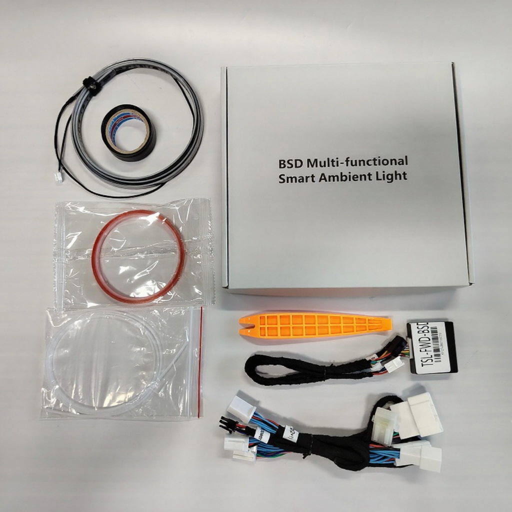 Blind Spot Detection (BSD) Smart Ambient Light for Tesla Model 3/Y