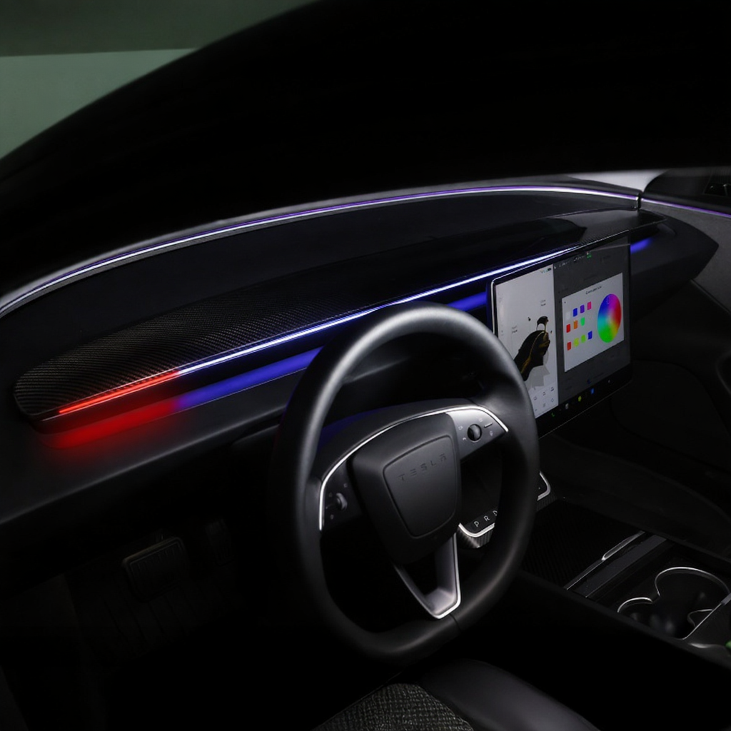 Blind Spot Detection (BSD) Smart Ambient Light for Tesla Model 3/Y