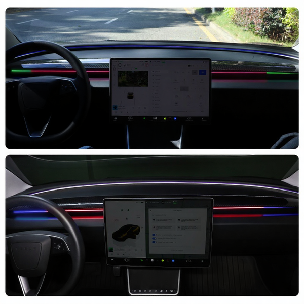 Blind Spot Detection (BSD) Smart Ambient Light for Tesla Model 3/Y