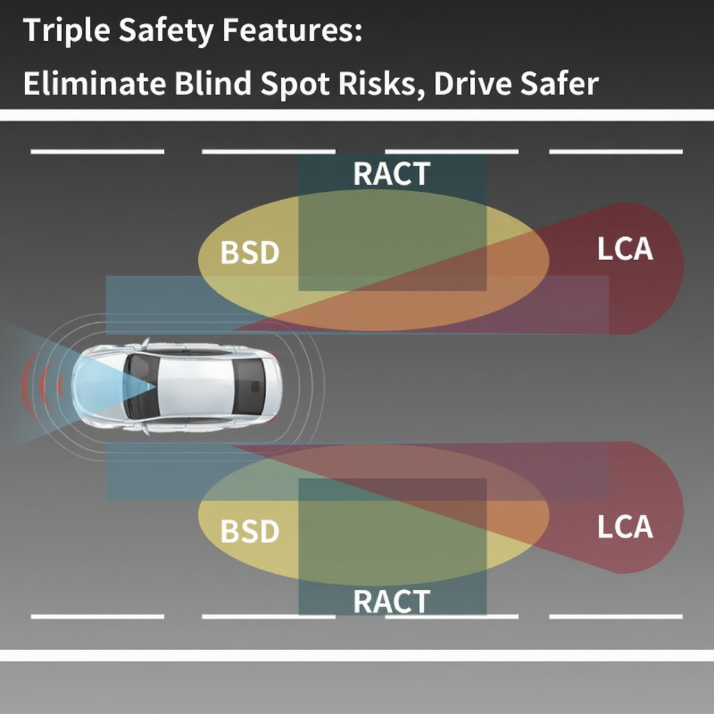 Blind Spot Detection (BSD) Smart Ambient Light for Tesla Model 3/Y