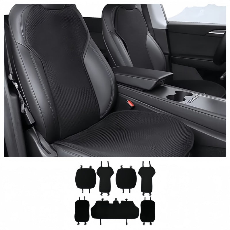 Breathable Ice Silk Seat Cushion for Tesla Model 3（7PCS） Main image
