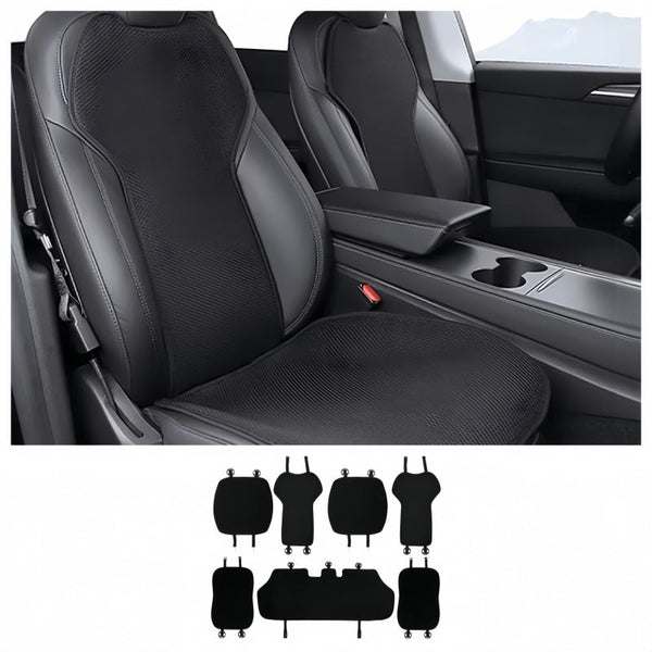 Breathable Ice Silk Seat Cushion for Tesla Model 3（7PCS）