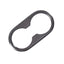 Carbon Fiber Backseat Cup Holder Cover for Tesla Model 3/Y